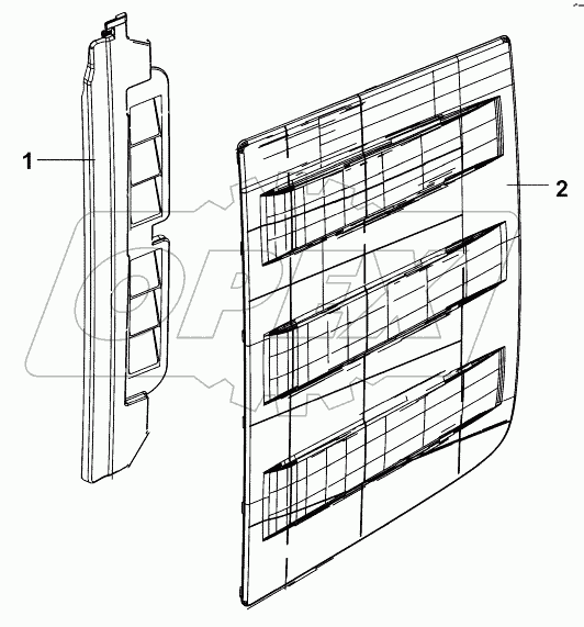 5403A-C0100 Блок окна левой стенки