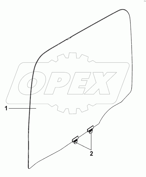 6103A-C0100 Окно левой двери