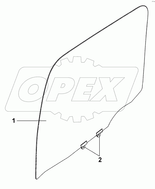 6103B-C0100 Окно правой двери