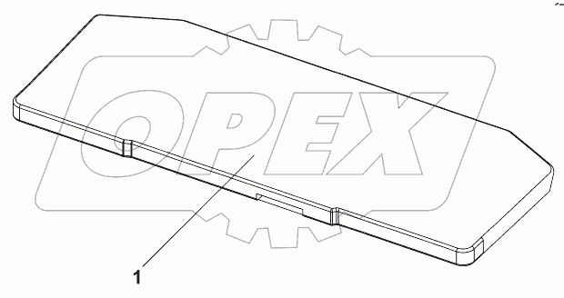 7600A-C0100 Блок плацкартного спального места