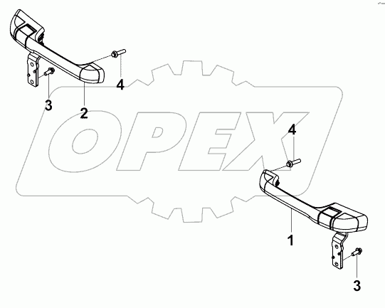 8211A-C0100 Комплект наружного подручника