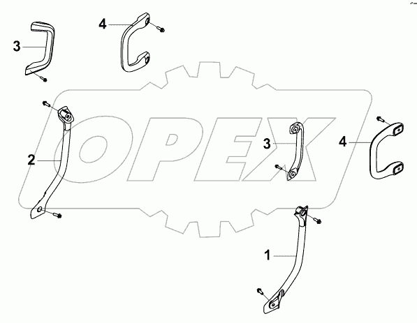 8211B-C0100 Блок подручника внутреннего
