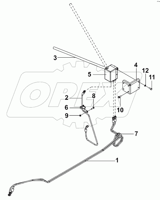 5005A-C0100 Блок опрокидывающего маслонасоса