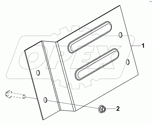8403M-K50R0 Блок правой звукоизоляционной плиты