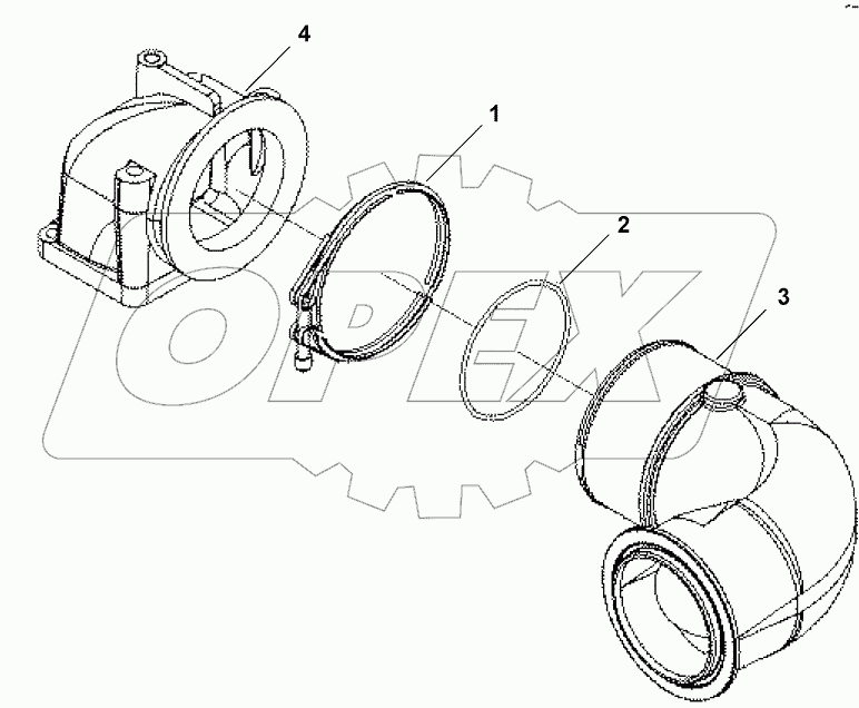 IC9651 Группа впускных переходных труб