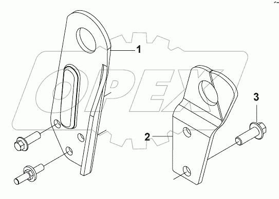 LA9074 Ушко двигателя