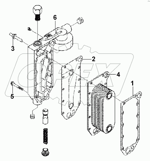 LC9765 Масляный радиатор