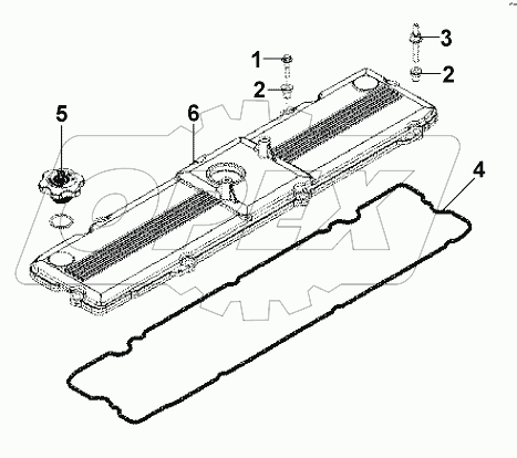 VC9775 Кожух клапанной камеры
