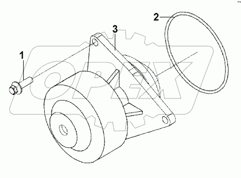 WP9101 Блок водяного насоса
