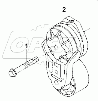 WP9916 Комплект натяжного ролика ремня