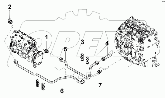 CC9568 Охладительная трубка воздушного компрессора