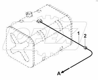 1104C-K21R0 Группа обратной магистрали топливного масла