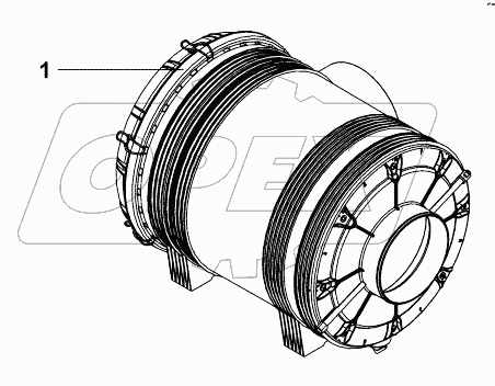 1109A-T3800 Воздушный фильтр