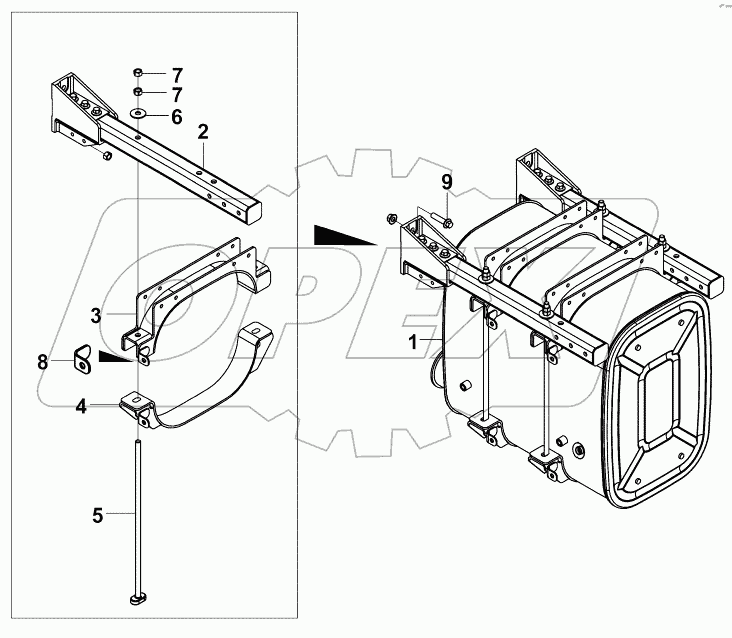 1205B-K20R1 Постпроцессор и монтажная группа