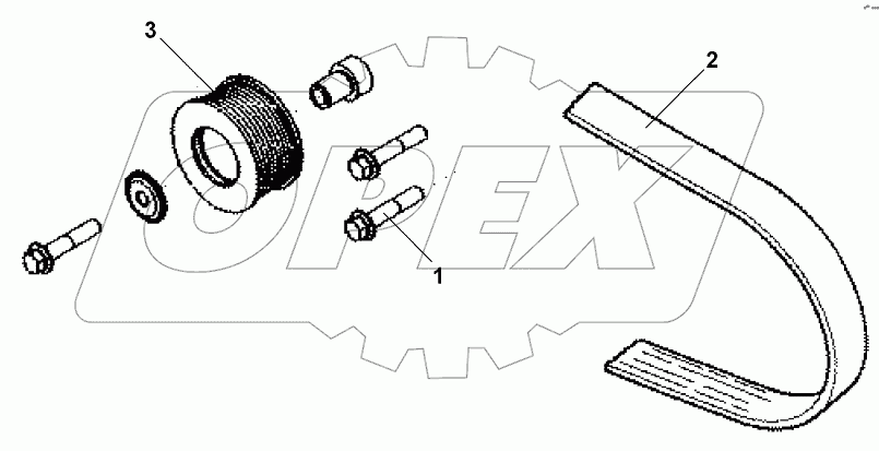 CF9135 Компомент привода кондиционера