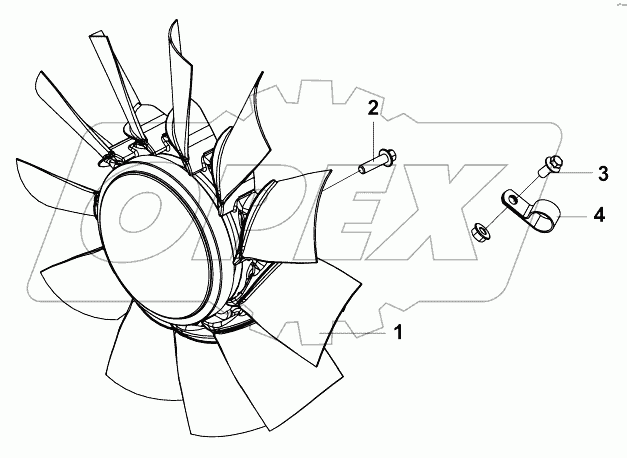 1308A-K21R0 Вентилятор