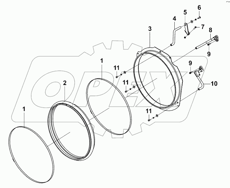 1309A-K21R0 Воздухоотражатель вентилятора