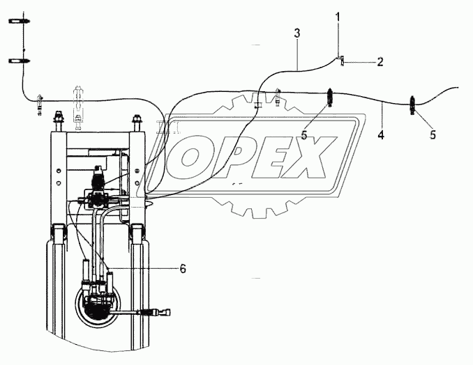 Heating pipeline Group, Urea Tank