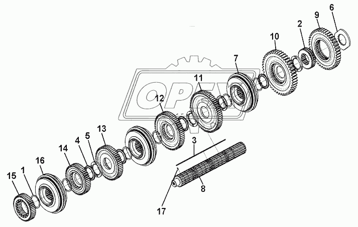 2nd Shaft Assembly Group