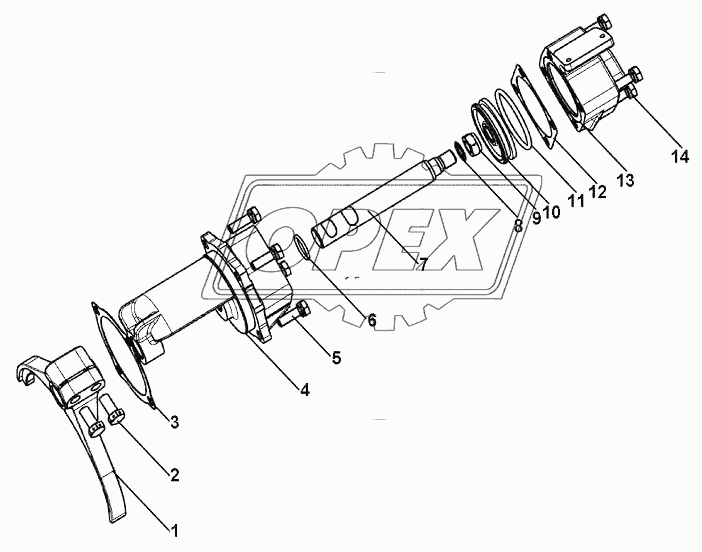 Cylinder Assembly, Range Box, Group