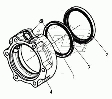 Rear Bearing Cover Group,Main Shaft