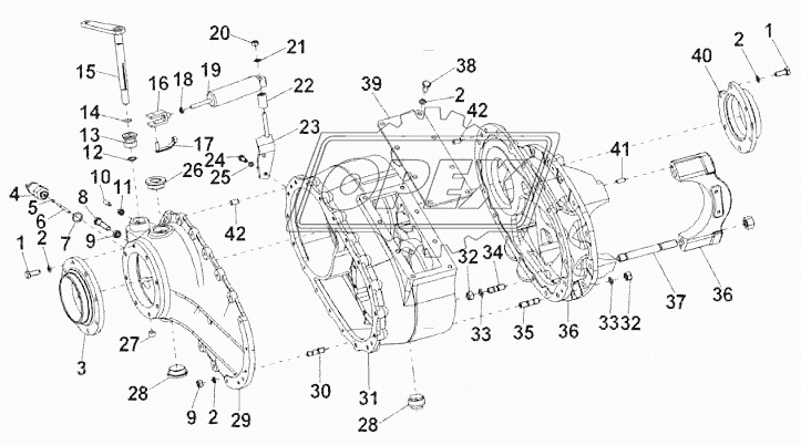 Middle axle 1