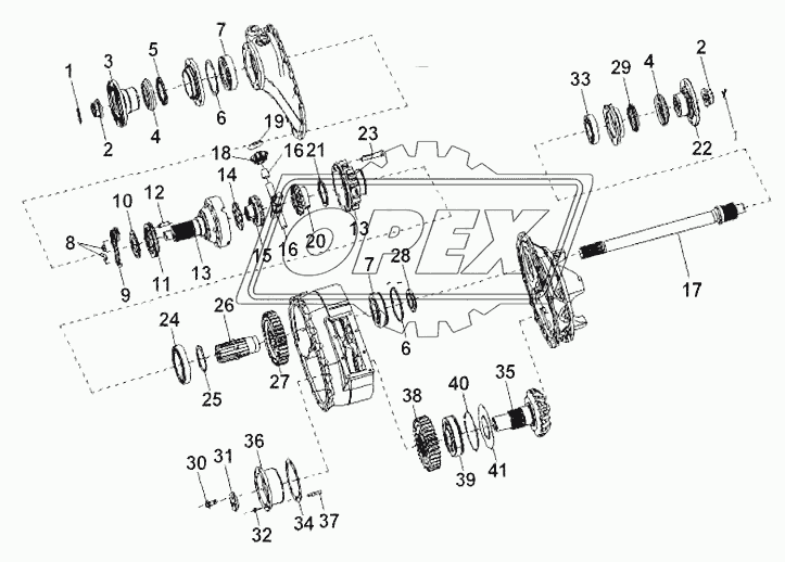 Middle axle 2