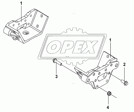 Engine rear mounting Group