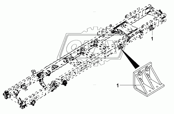 Balance Suspension fixing Group- On The Frame