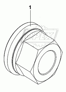 Rear Wheel Nut Group