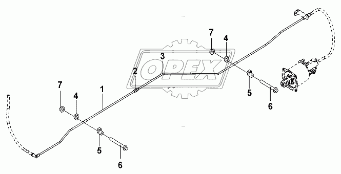 Clutch System Steel Pipe Group, Complete Vehicle