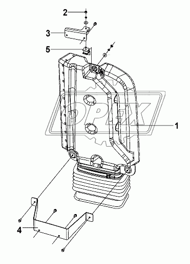 Air intake pipe group