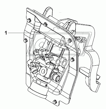 Brake pedal craft sub-assembly