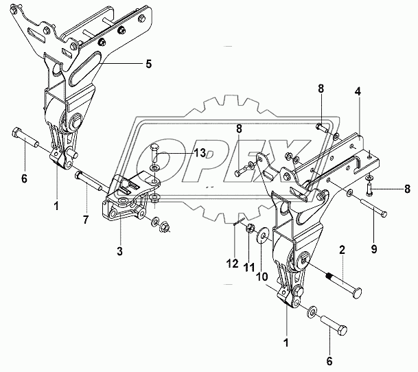 Cab front mounting Group