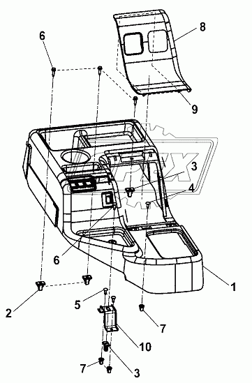 Glove Compartment Group, Driver Side