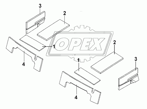 Sound/heat Insulation Group Of Roof Panel