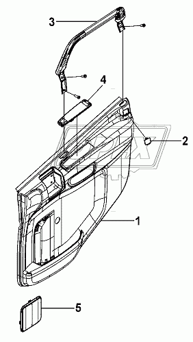 FR Door Trim Group