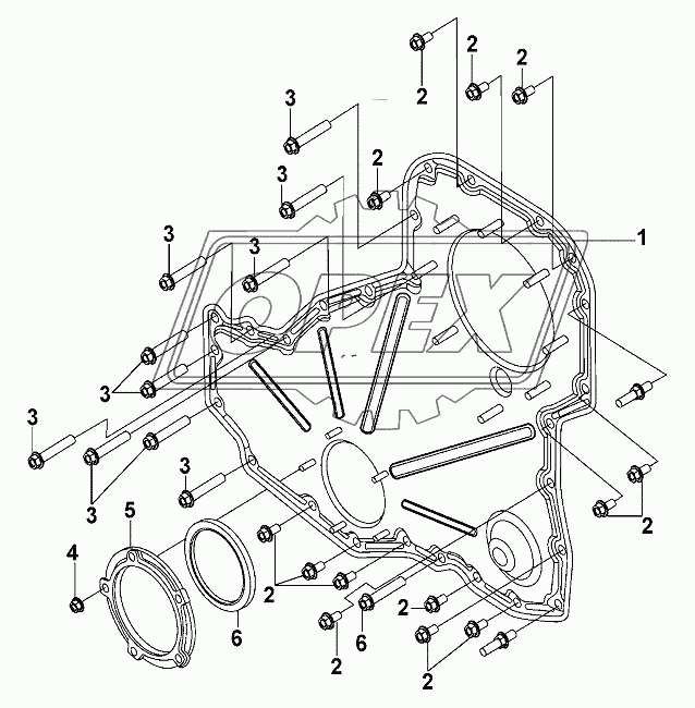 Gear Chamber Cover Group