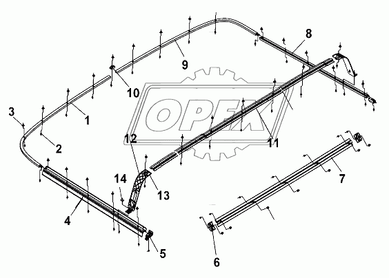 Curtain Slide Rail Group