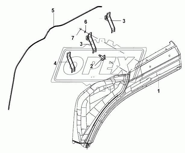 LH Upper Wheel Housing Group