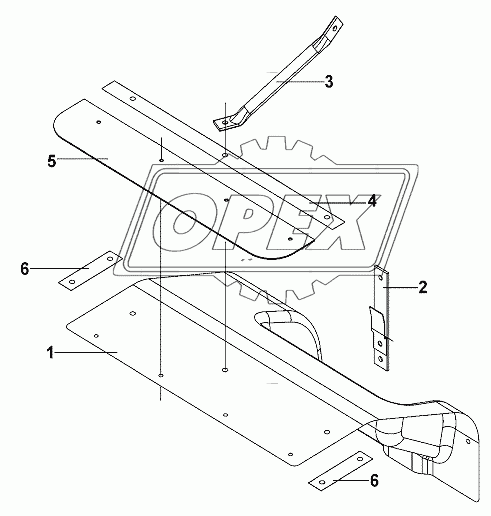 LH Sound Insulation Plate Group