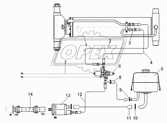 Oil cylinder assembly