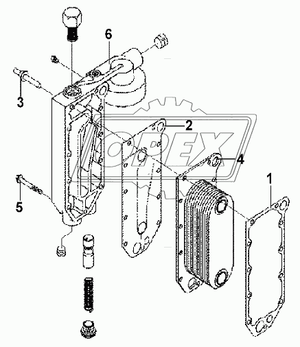 Oil Cooler Group