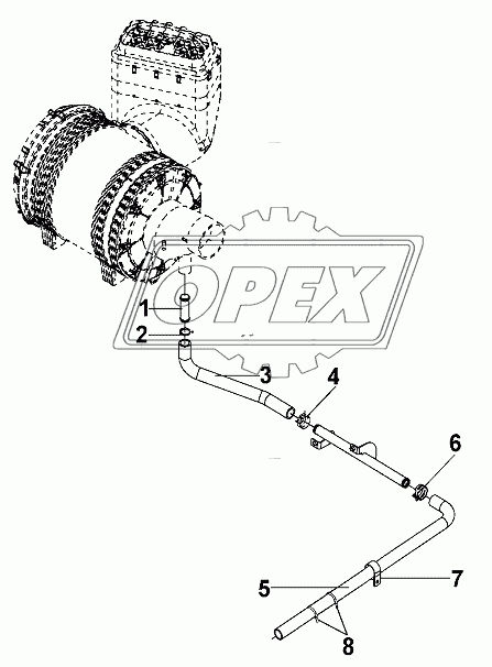 Air Compressor Intake Pipe Group