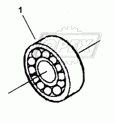 CL9079 Первый передний подшипник коробки передач