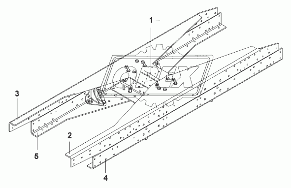 2801P-T0800 Балансирная подвеска поперечины