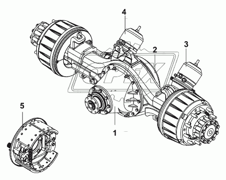 2400010-T0400 Система заднего моста