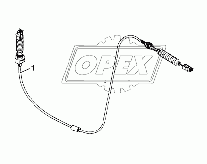 1108E-T0500 Трос управления акселератором