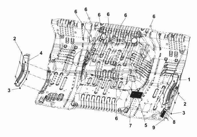 5102B-C0101 Обивка пола