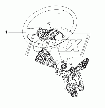 5104A-C0100 Рулевое колесо